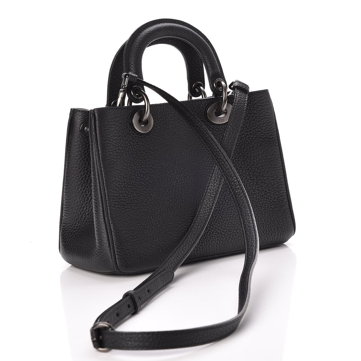 Bullcalf Small Ultra Black Diorissimo Tote