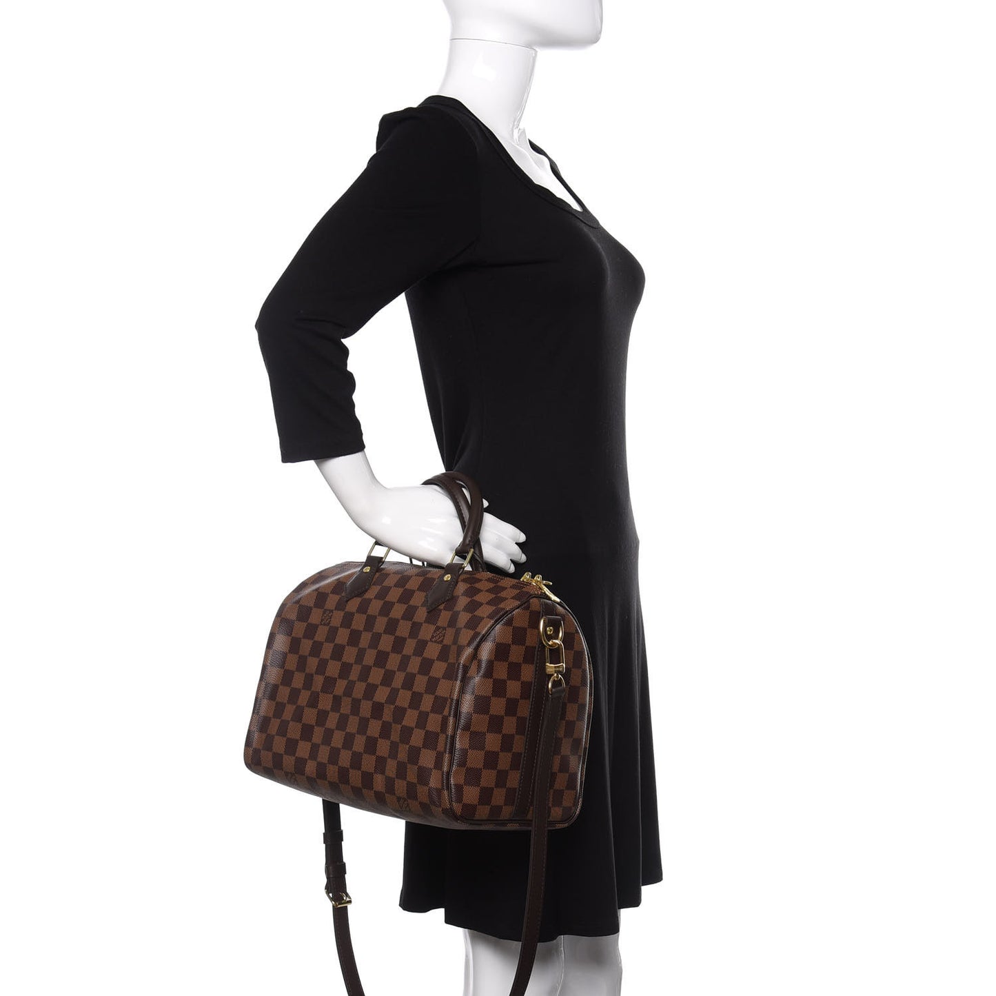 Damier Ebene Speedy Bandouliere 30