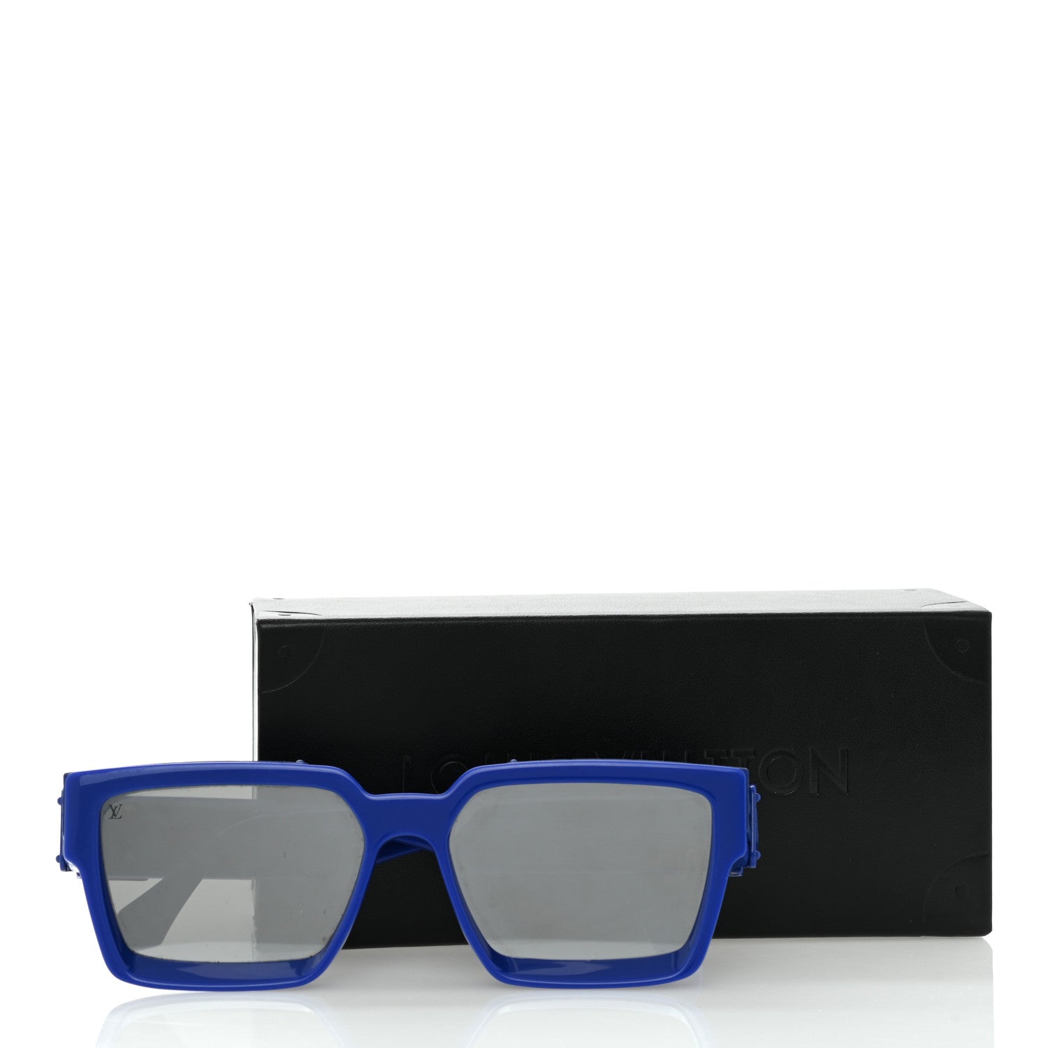 Louis Vuitton Acetate 1.1 Millionaires Sunglasses Z1276E Blue 9 of 9
