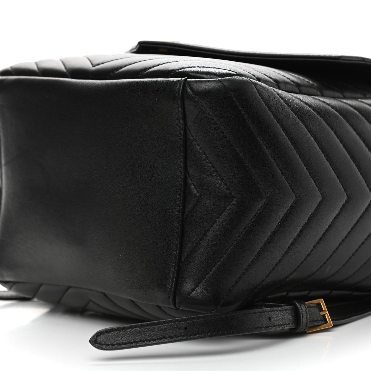 Lambskin Matelasse Monogram Joe Backpack Black