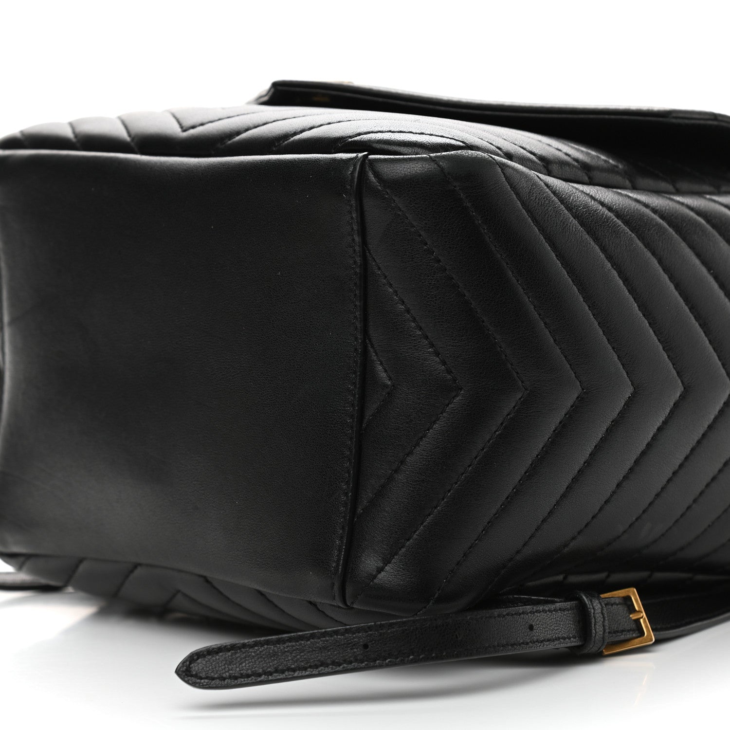 Saint Laurent Lambskin Matelasse Monogram Joe Backpack Black 10 of 10