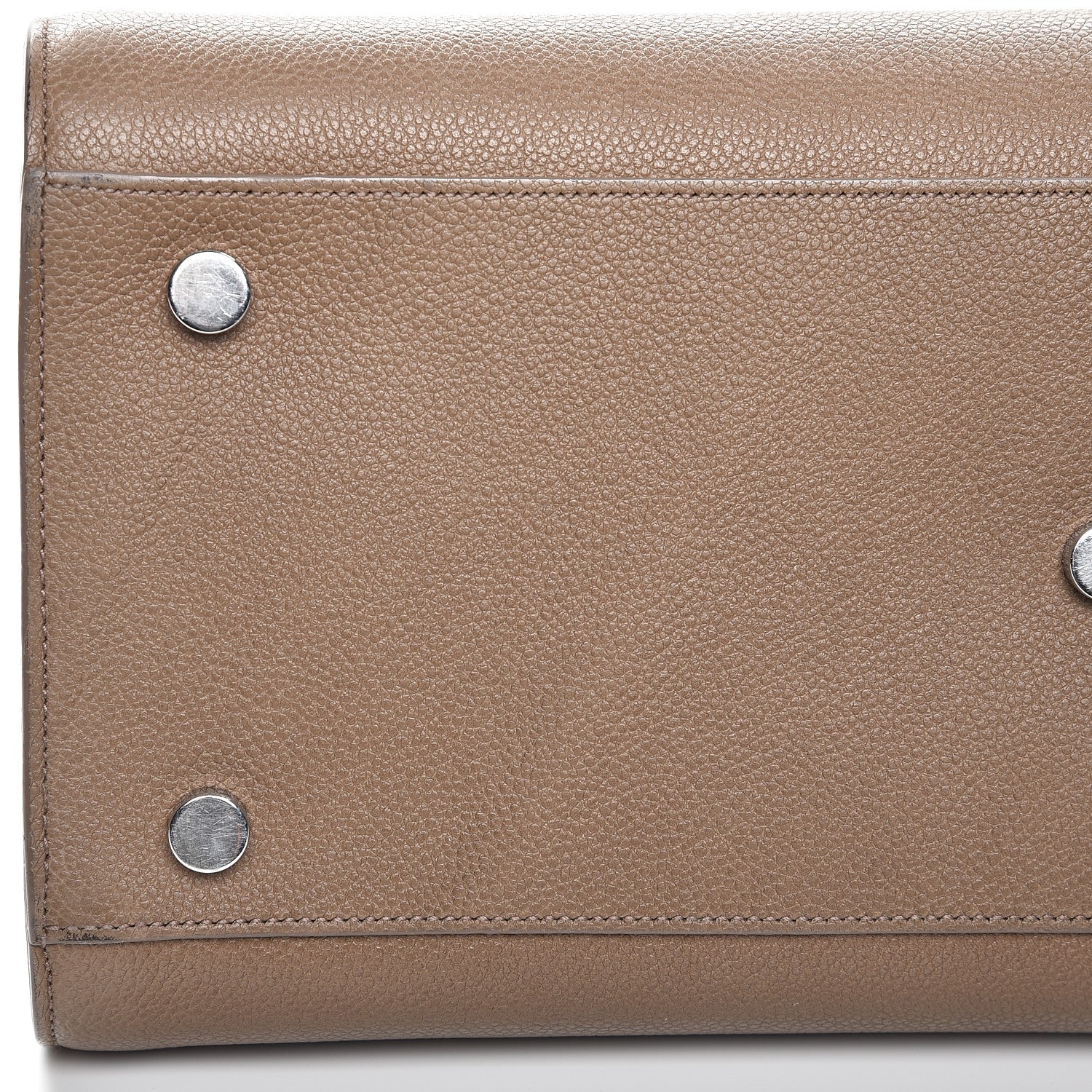 Saint Laurent Grained Calfskin Small Sac De Jour Dark Beige 11 of 19