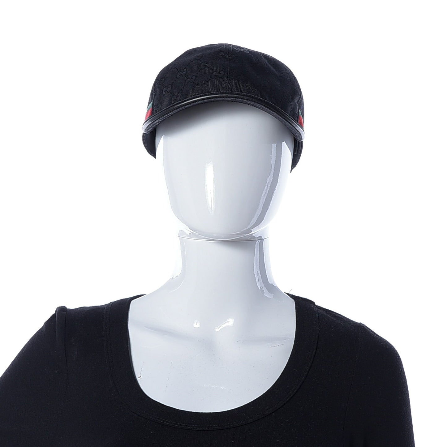 Monogram Web Baseball Hat M Black