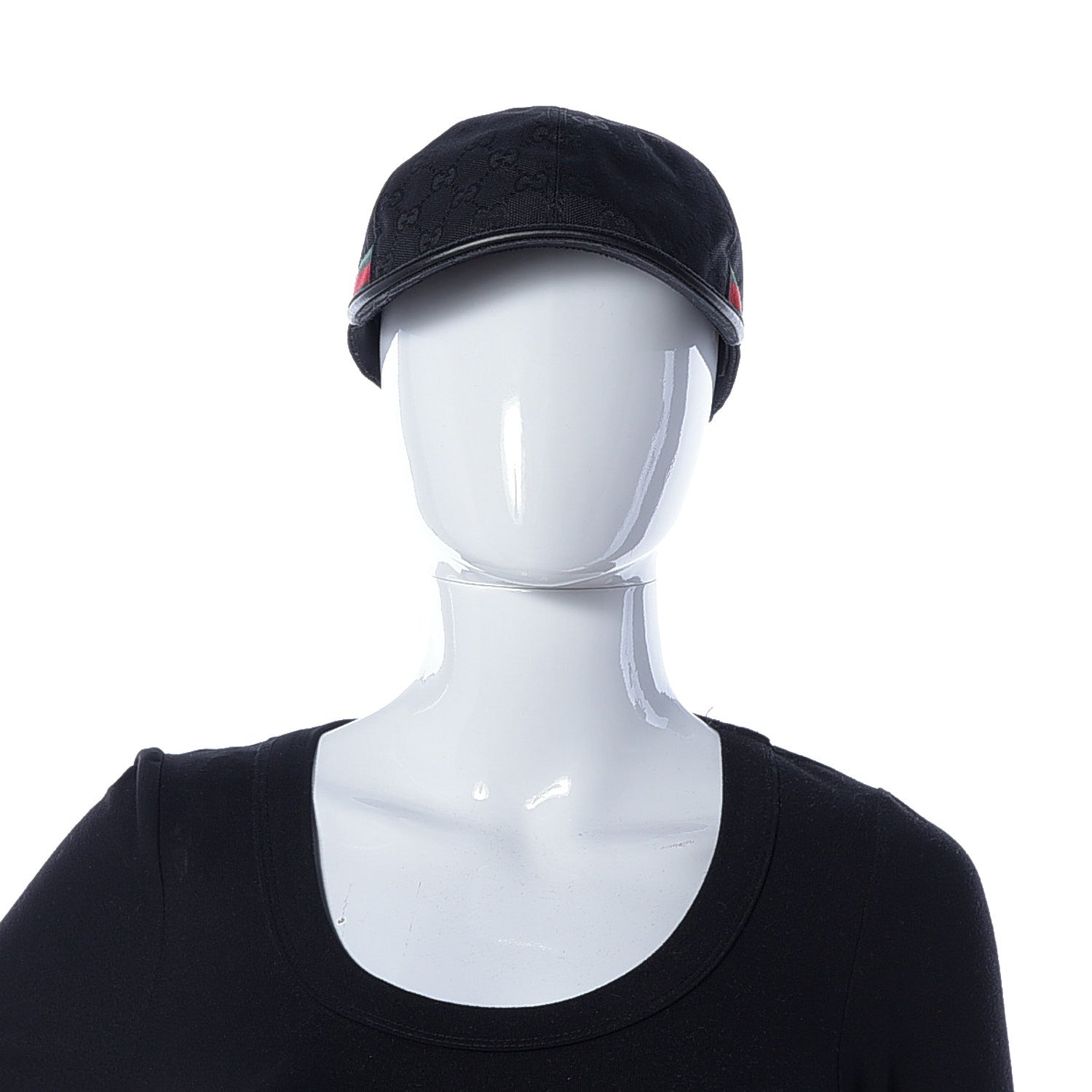 Gucci Monogram Web Baseball Hat M Black 3 of 10