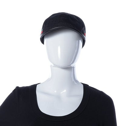 Gucci Monogram Web Baseball Hat M Black 3 of 10