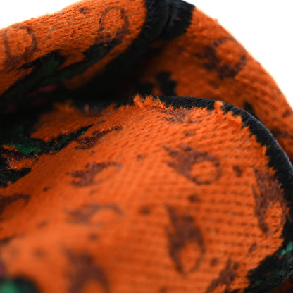 Christian Dior Canvas Embroidered Dino Medium Lady D-Lite Orange Multicolor 13 of 16