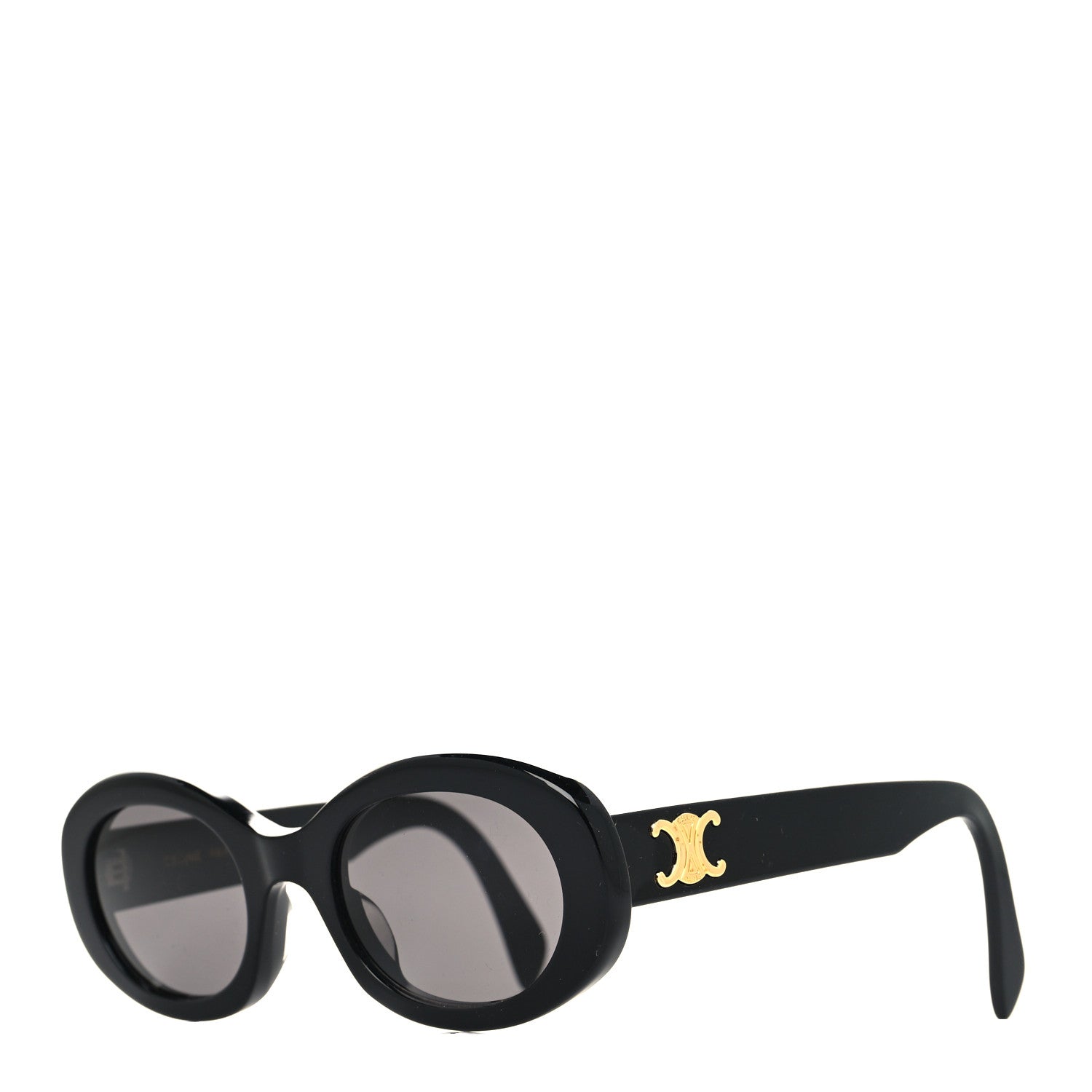 Celine Acetate Triomphe 01 Sunglasses CL 40194U Black 1 of 8