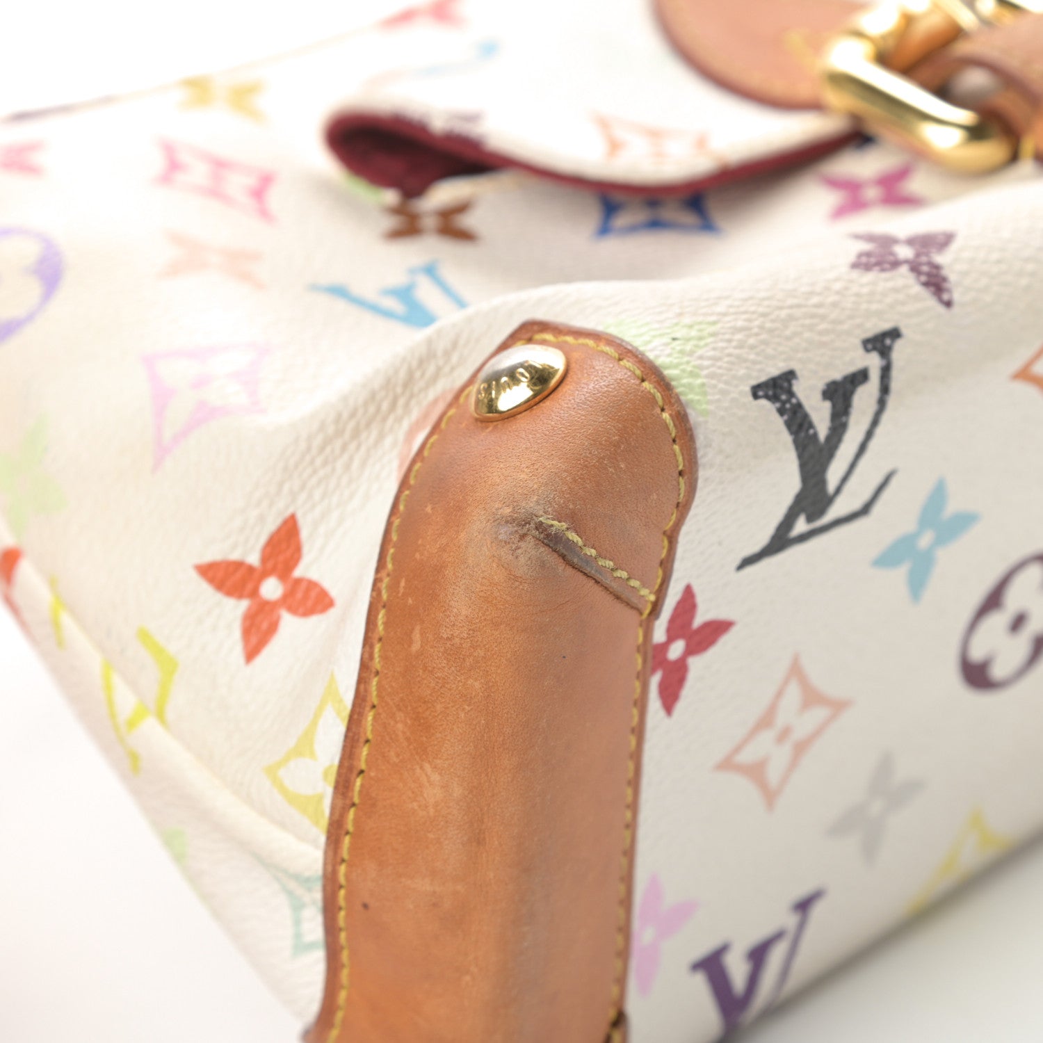 Louis Vuitton Monogram Multicolor Eliza White 9 of 20