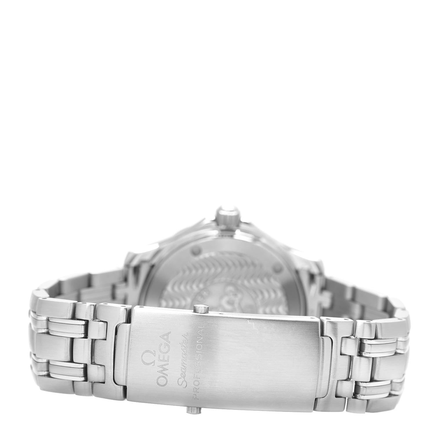Omega Stainless Steel Mother of Pearl 36mm Seamaster Professional Automatic Watch Blue 2050.71 3 of 4