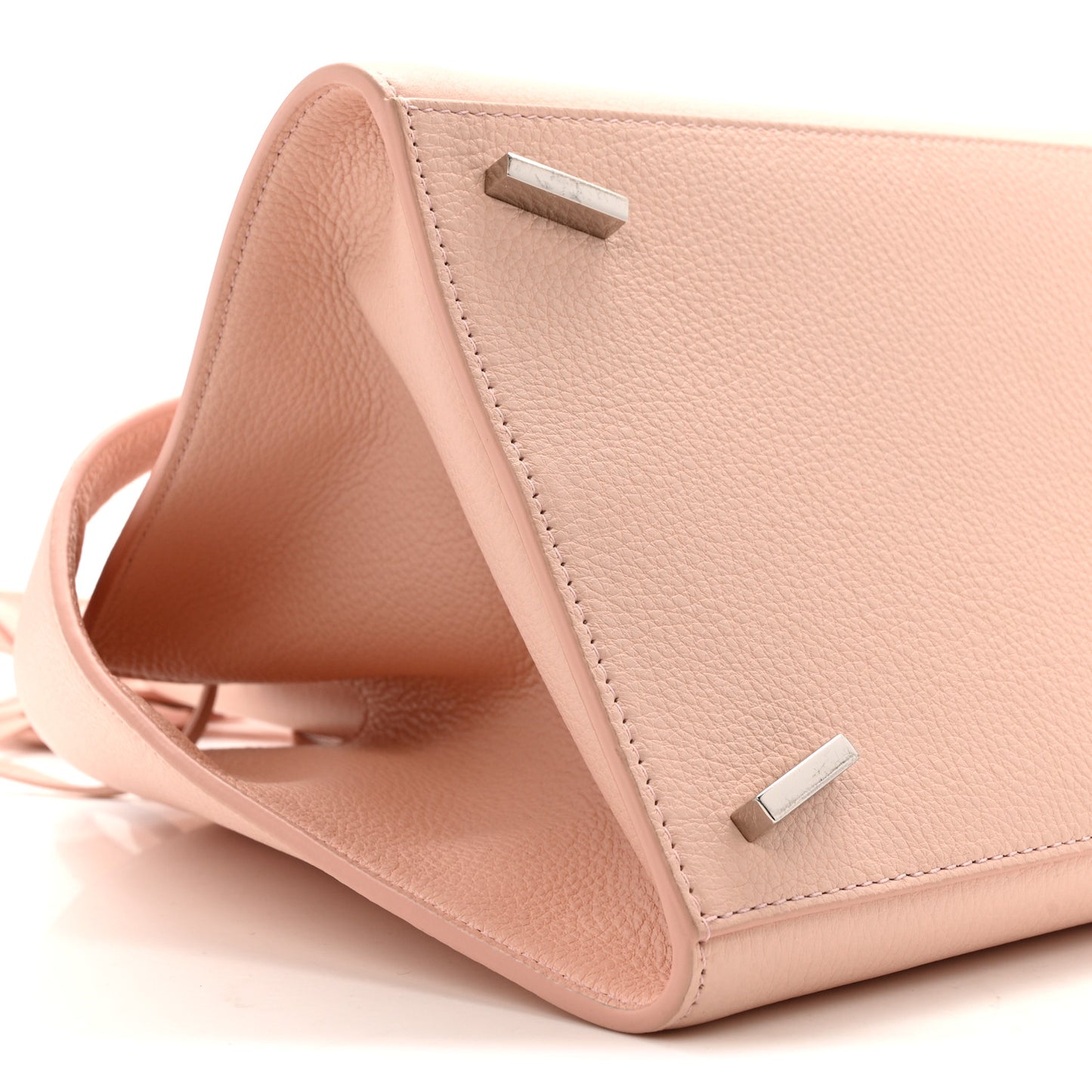 Calfskin Medium Hug Bag Pink Pink