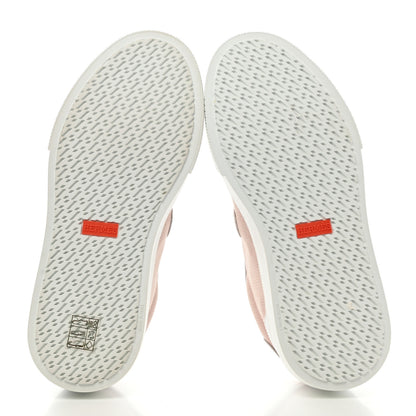 Hermes Calfskin Canvas Day Sneakers 36 Framboise White 5 of 9