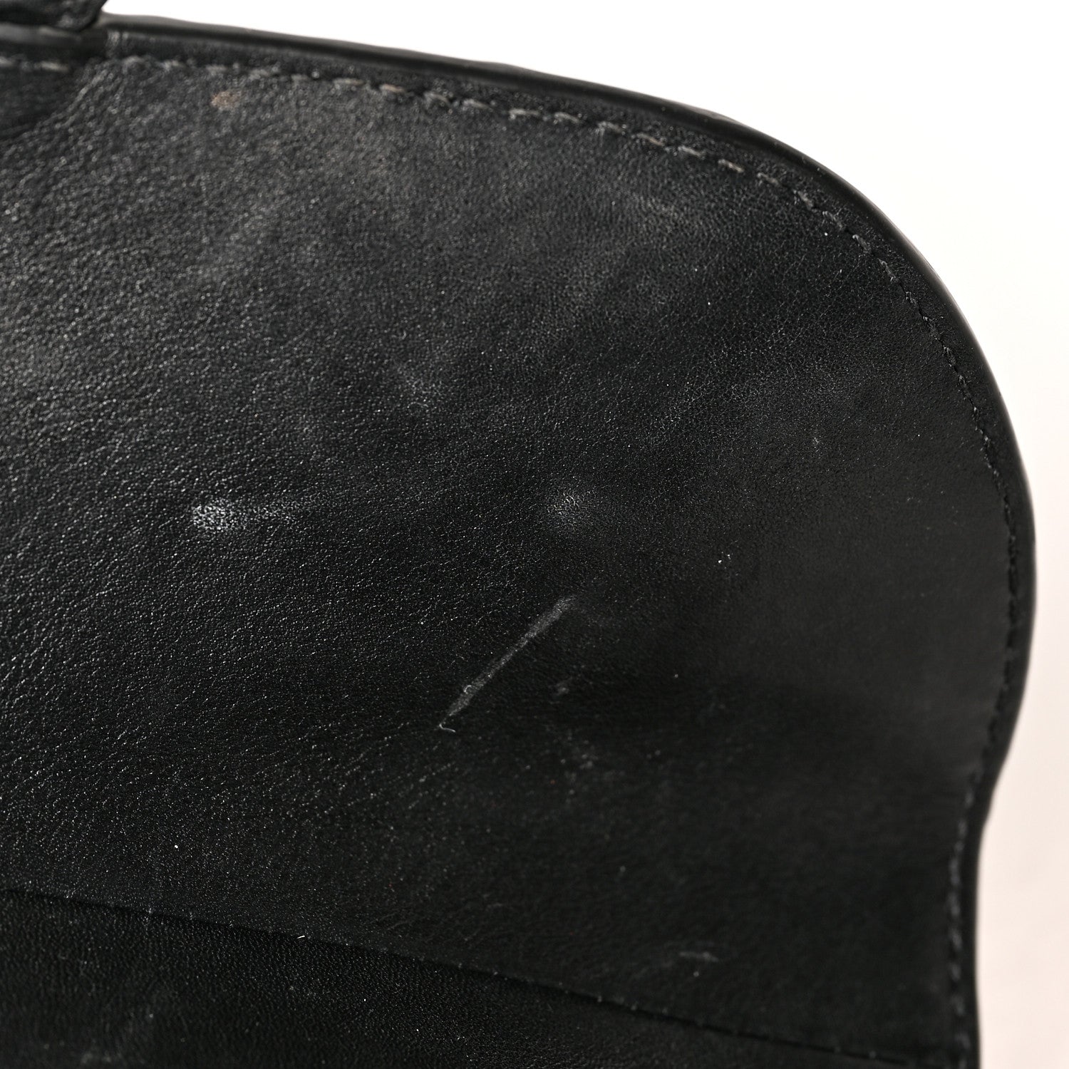 Christian Dior Calfskin Embossed Oblique Saddle Bag Black 13 of 13