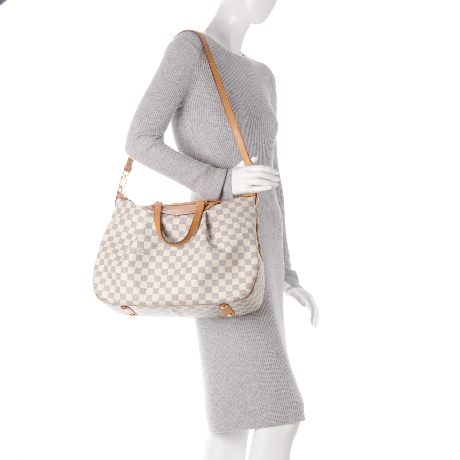 Louis Vuitton Damier Azur Siracusa GM 3 of 10