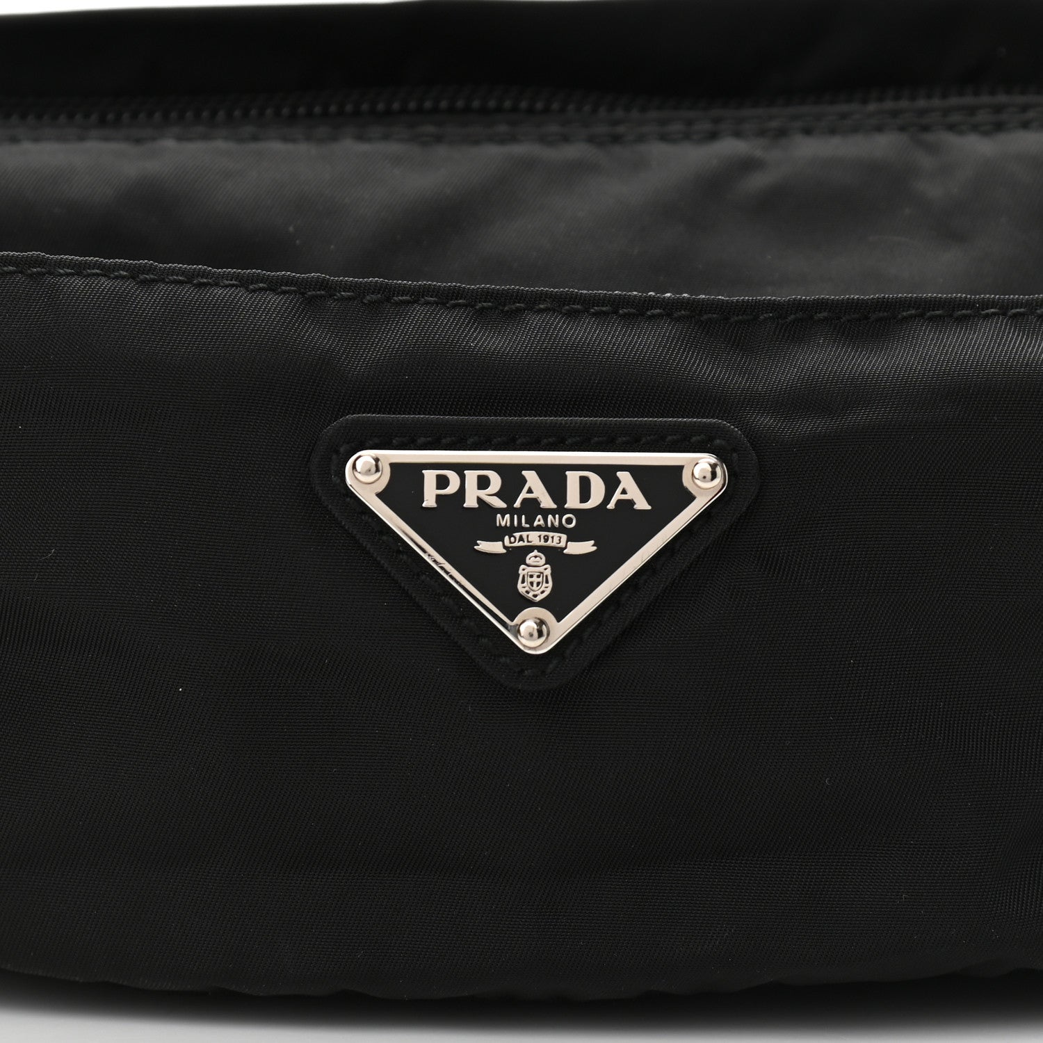 Prada Tessuto Nylon Montagna Belt Bag Black 8 of 10