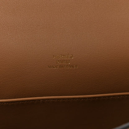 Hermes Swift Kelly Pochette Clutch Chai 6 of 7