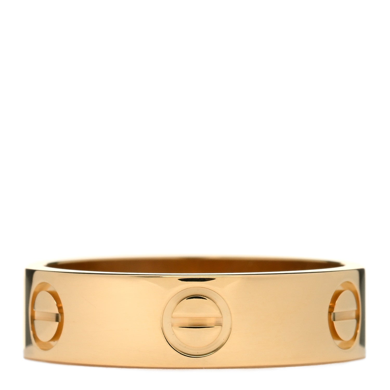 Cartier 18K Yellow Gold 5.5mm LOVE Ring 56 7.5 3 of 4