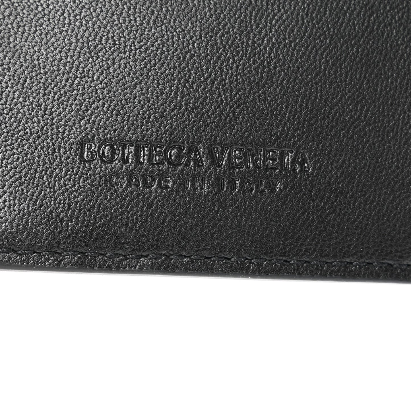 Nappa Maxi Intrecciato Large Zip Wallet Black
