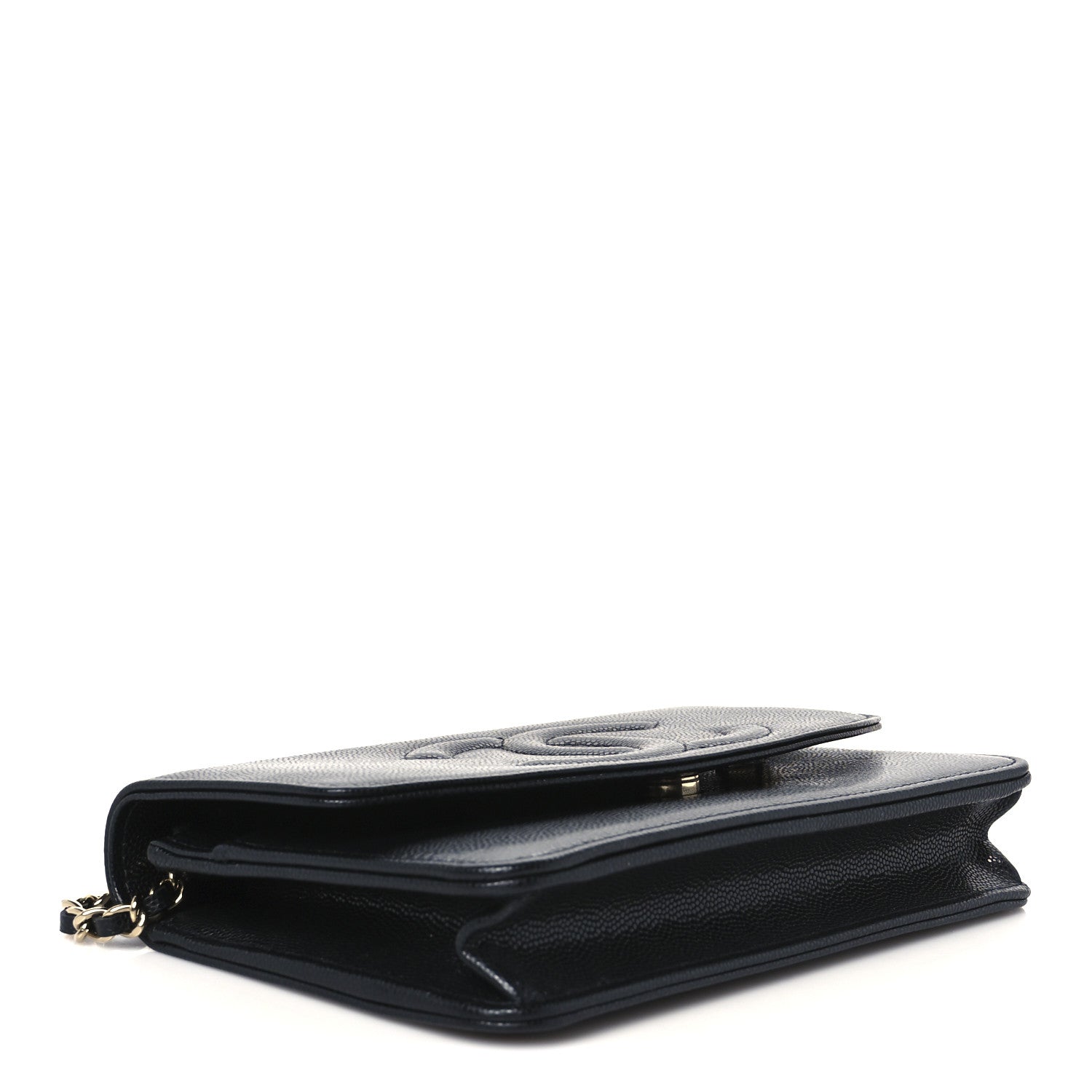 Chanel Caviar Timeless CC Wallet on Chain WOC Black 4 of 12