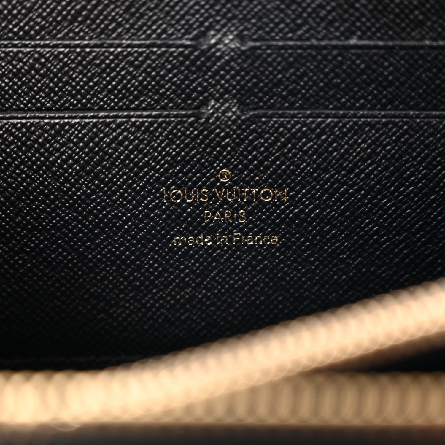Louis Vuitton Calfskin Colored Monogram Zippy Wallet Blue Black 6 of 7