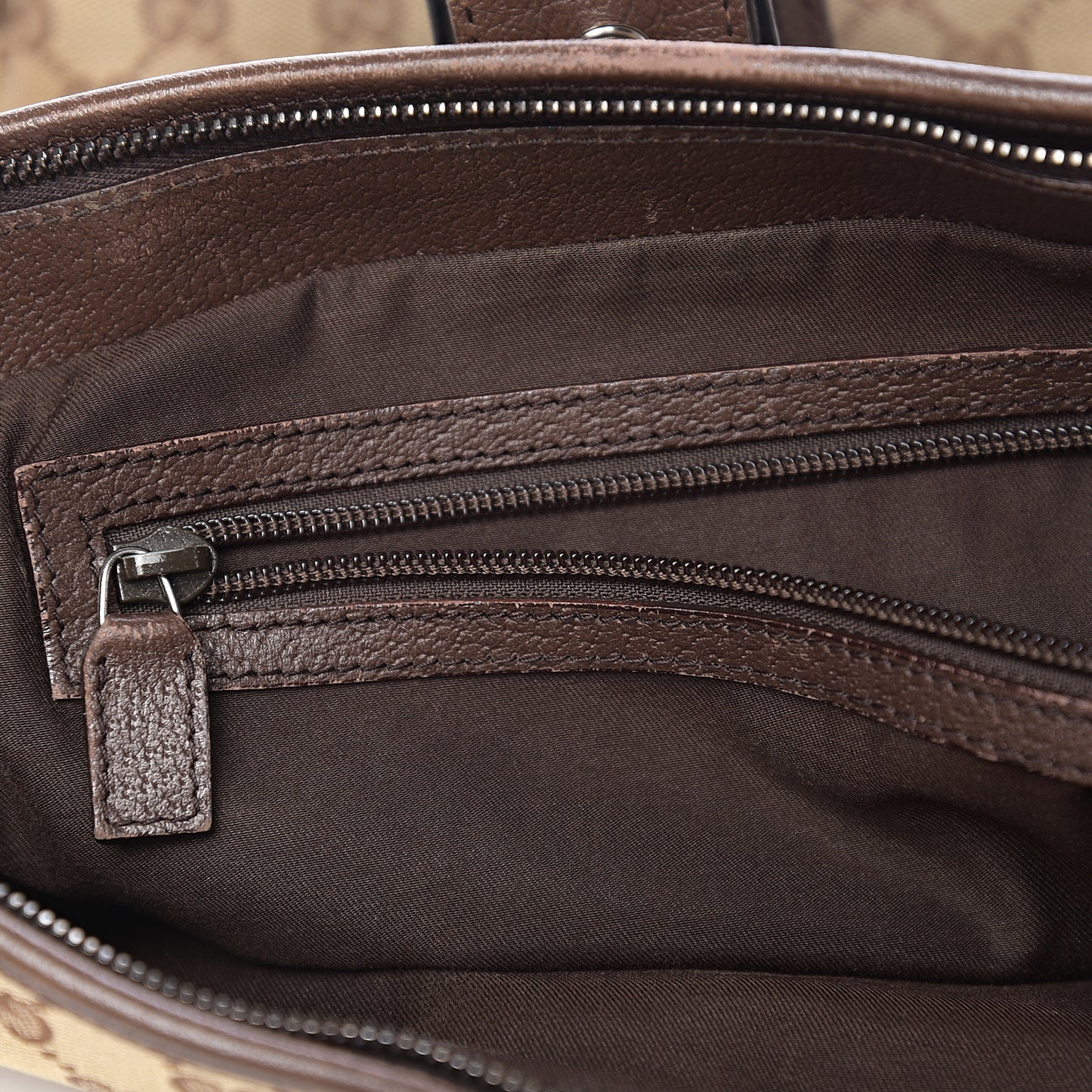 Monogram Web Large Joy Tote Dark Brown