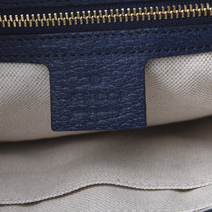 Gucci Canvas Flora Medium Jackie Hobo Blue Agata 6 of 12