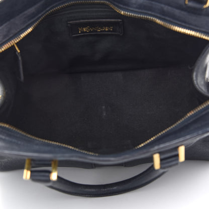 Saint Laurent Sheepskin Small Cabas ChYc Navy 5 of 9
