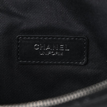 Chanel Calfskin Quilted Waist Belt Bag Black 6 of 11