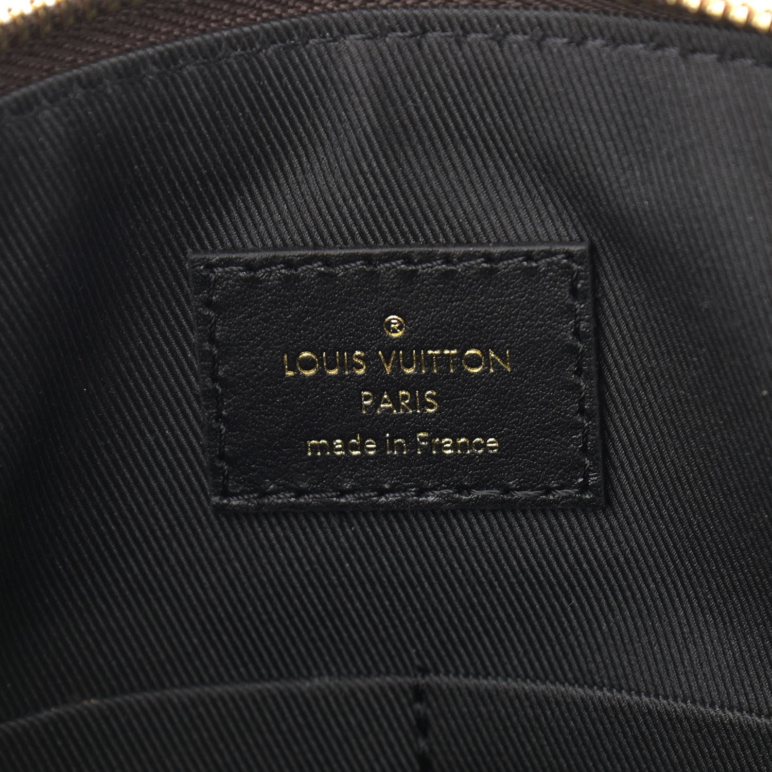 Louis Vuitton Damier Ebene Odeon Tote MM Black 6 of 10