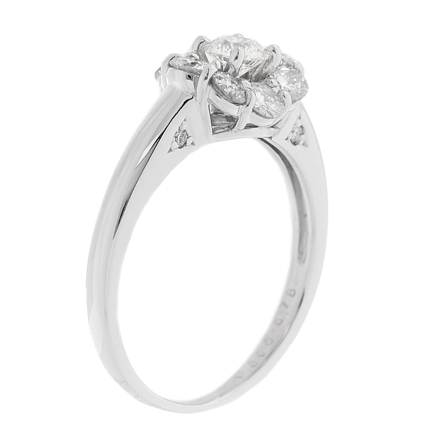 Parker & West by FASHIONPHILE 18K White Gold Diamond .30ctw Ring 56 7.75 6 of 9