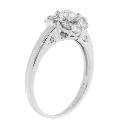 Parker & West by FASHIONPHILE 18K White Gold Diamond .30ctw Ring 56 7.75 6 of 9
