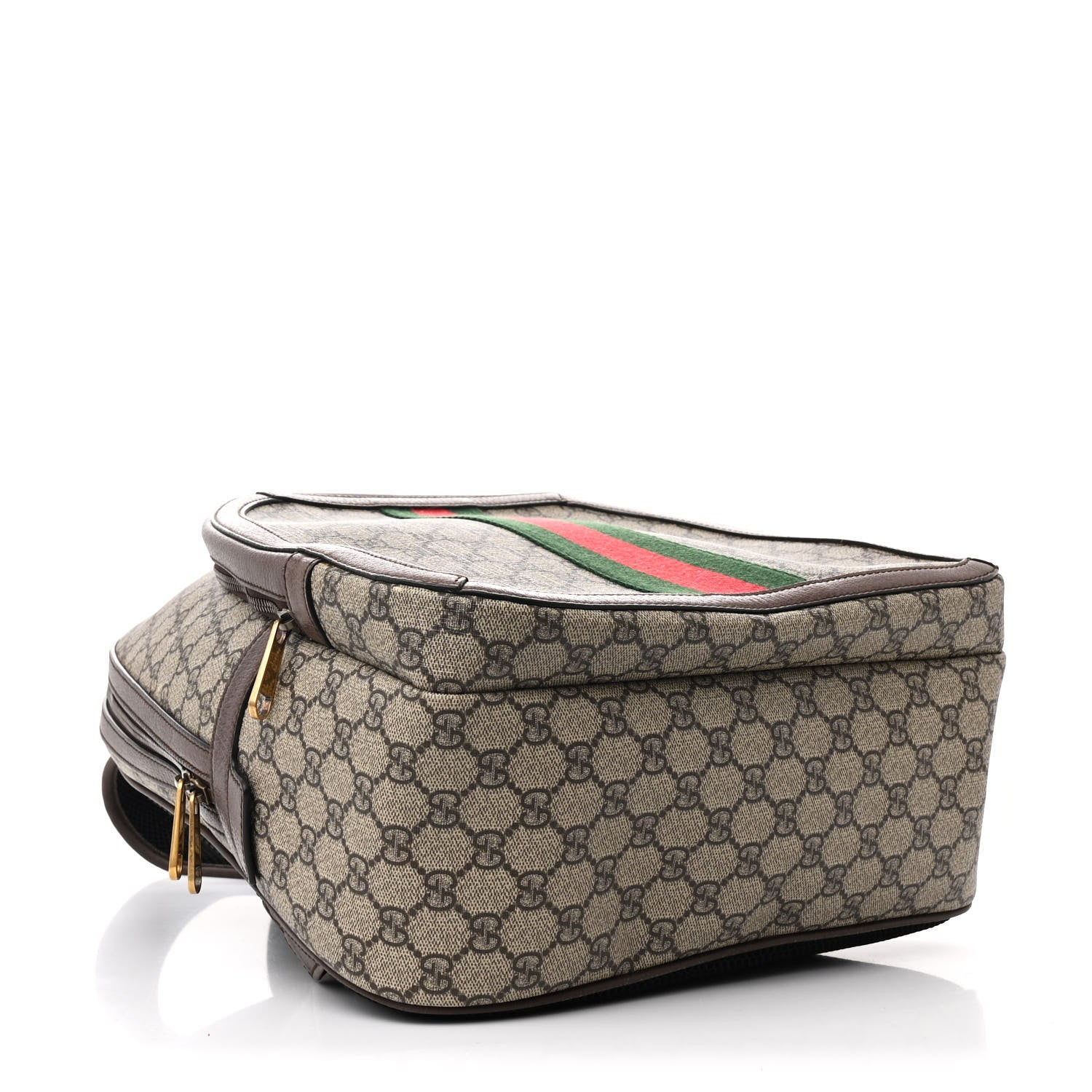 Gucci GG Supreme Monogram Medium Ophidia Day Backpack Brown 4 of 11