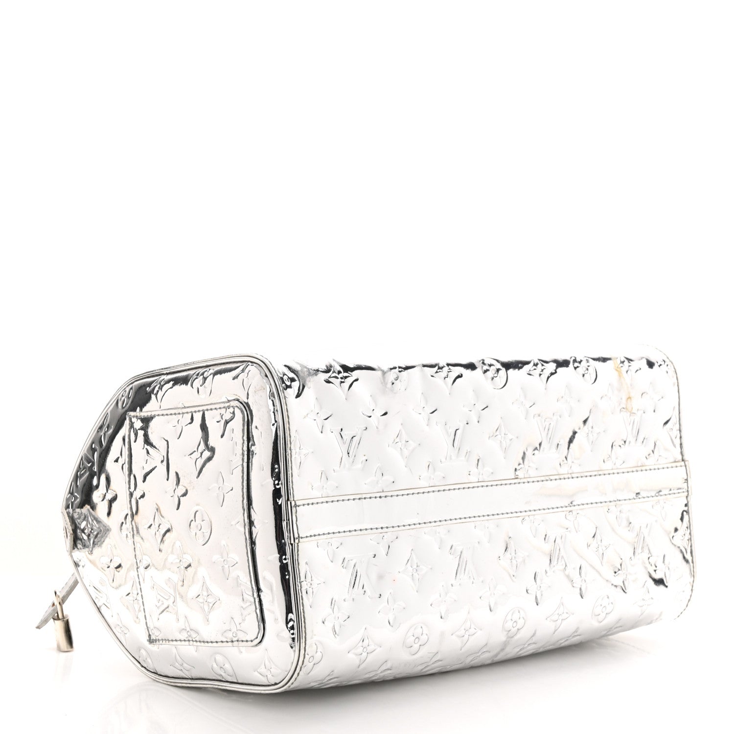 Louis Vuitton Monogram Miroir Speedy 30 Silver 4 of 17