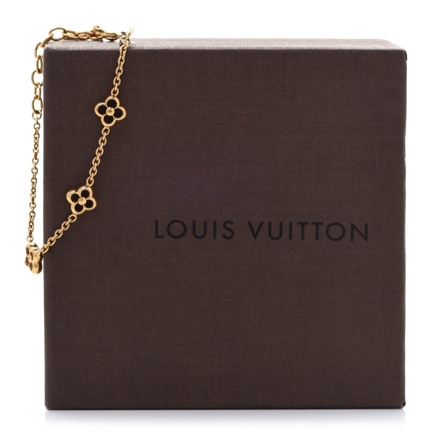 Brass Flower Full Bracelet Gold
