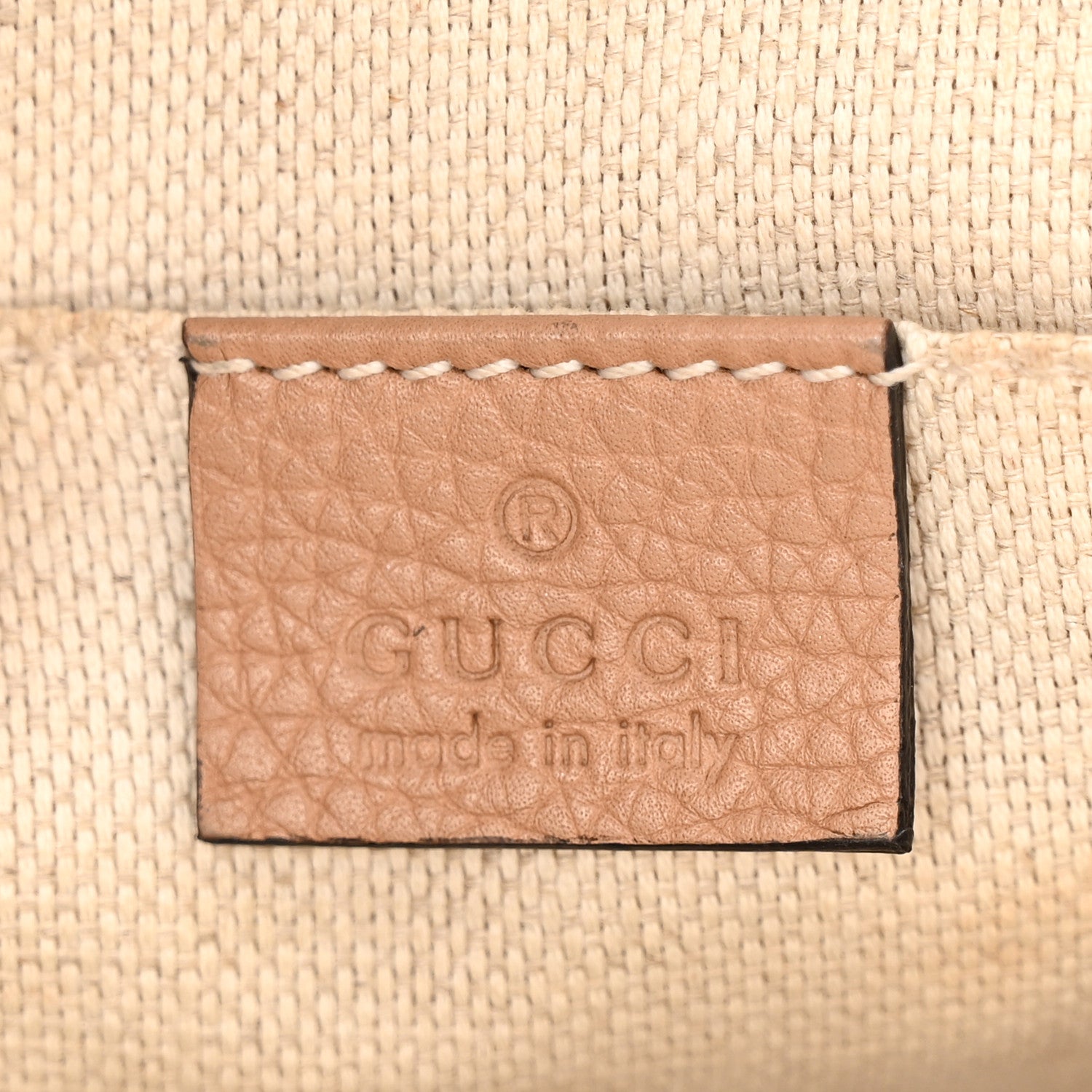 Gucci Pebbled Calfskin Small Soho Disco Bag Camelia 6 of 10