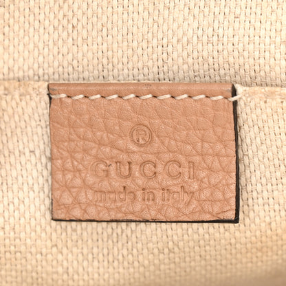Gucci Pebbled Calfskin Small Soho Disco Bag Camelia 6 of 10