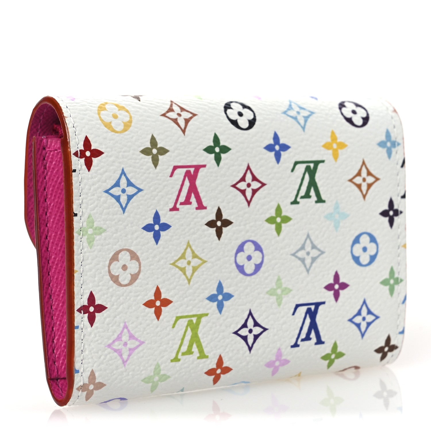Louis Vuitton LV X TM Monogram Multicolor Rosalie Coin Purse White Kawaii Pink 3 of 7