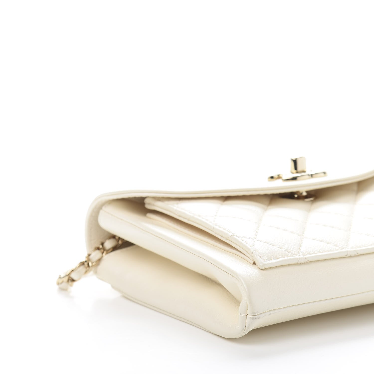 Chanel Calfskin Quilted Smart Pocket Crossbody Bag White 8 of 11