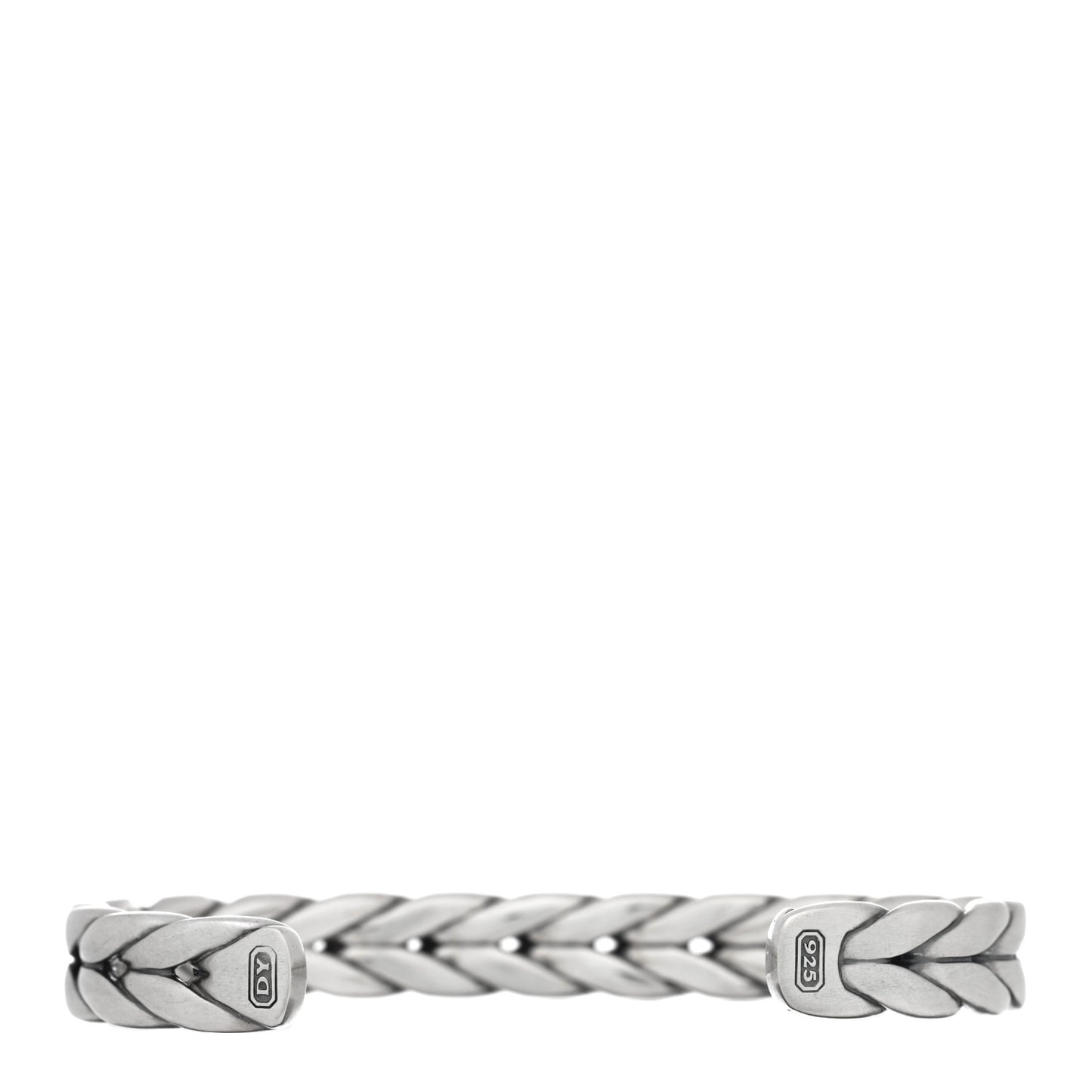 Sterling Silver 9mm Chevron Cuff Bracelet