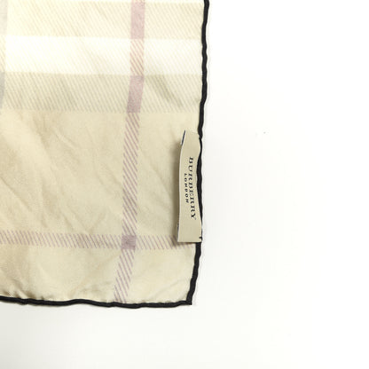 Burberry Wool Silk Gauze Giant Check Scarf Stone 5 of 6
