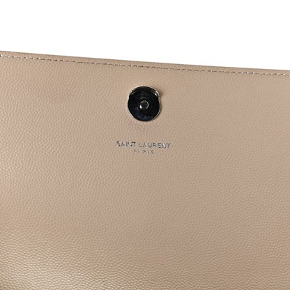 Saint Laurent Grain De Poudre Small Monogram Kate Satchel Nude Powder 7 of 10