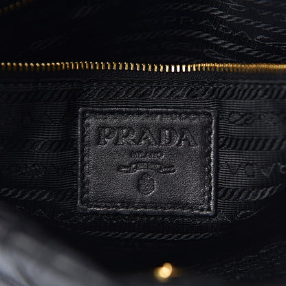 Prada Nappa Stripes Crossbody Bag Black 5 of 9