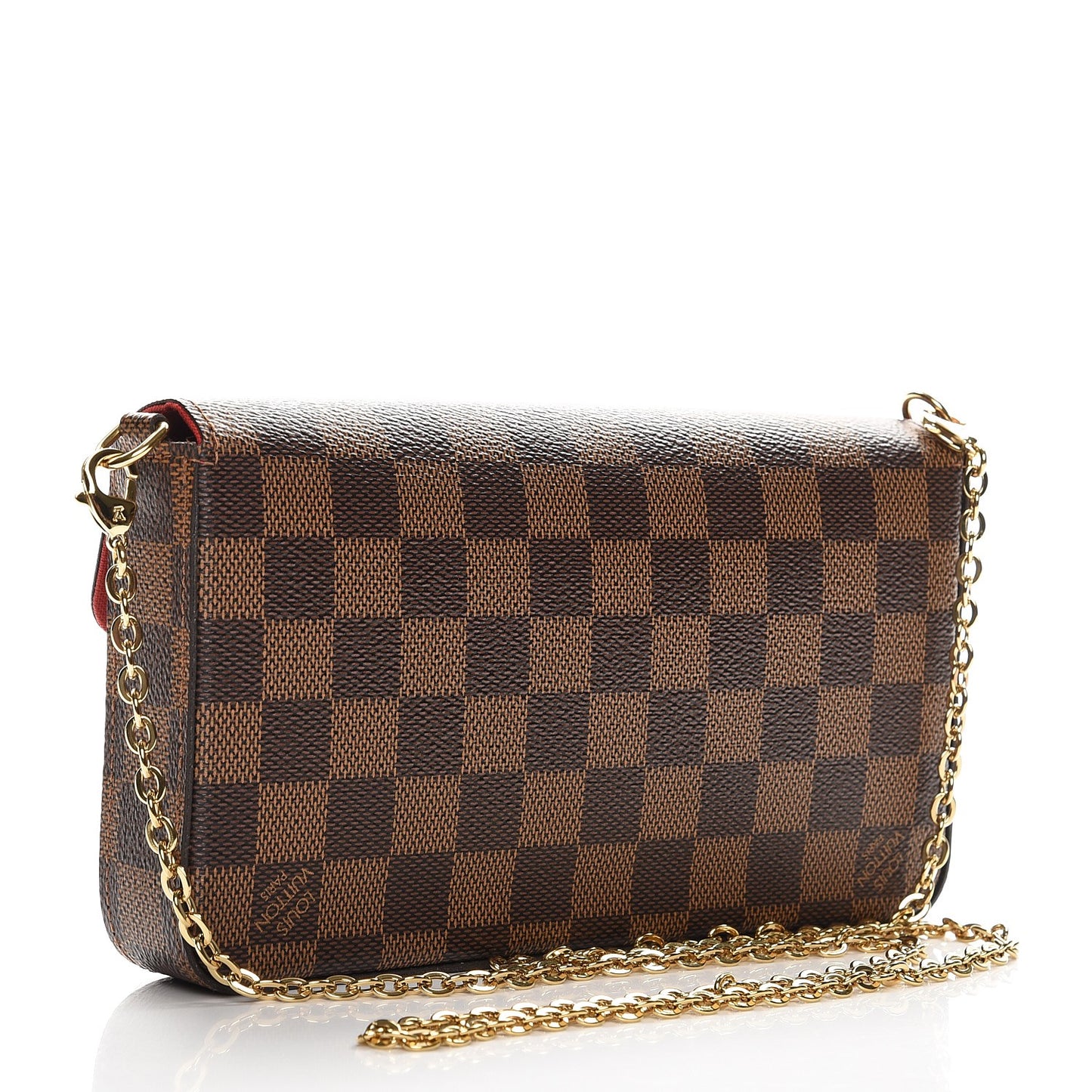 Damier Ebene Pochette Felicie Chain Wallet