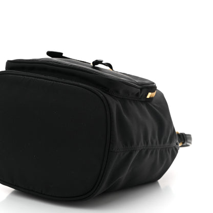 Prada Saffiano Tessuto Nylon Mini Bucket Crossbody Bag Black 11 of 11