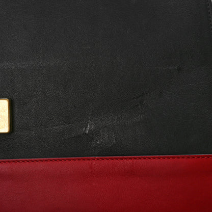Gucci Calfskin Bamboo Web Large Dionysus Top Handle Bag Black Bright Evergreen Hibiscus Red 10 of 13