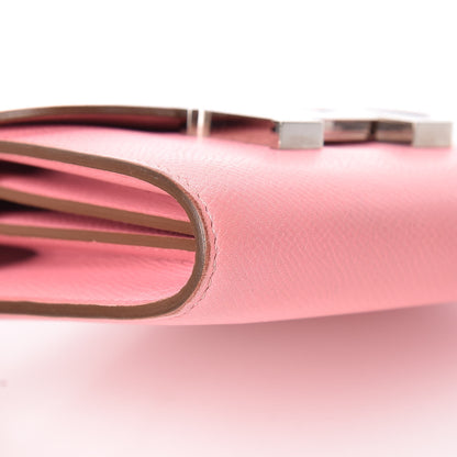 Hermes Epsom Constance Short Wallet Rose Confetti 16 of 24