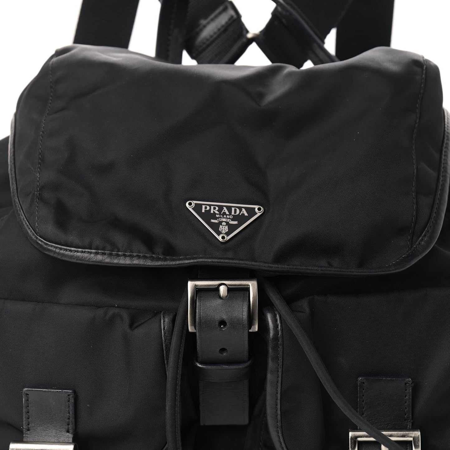 Nylon Vela Medium Backpack Black