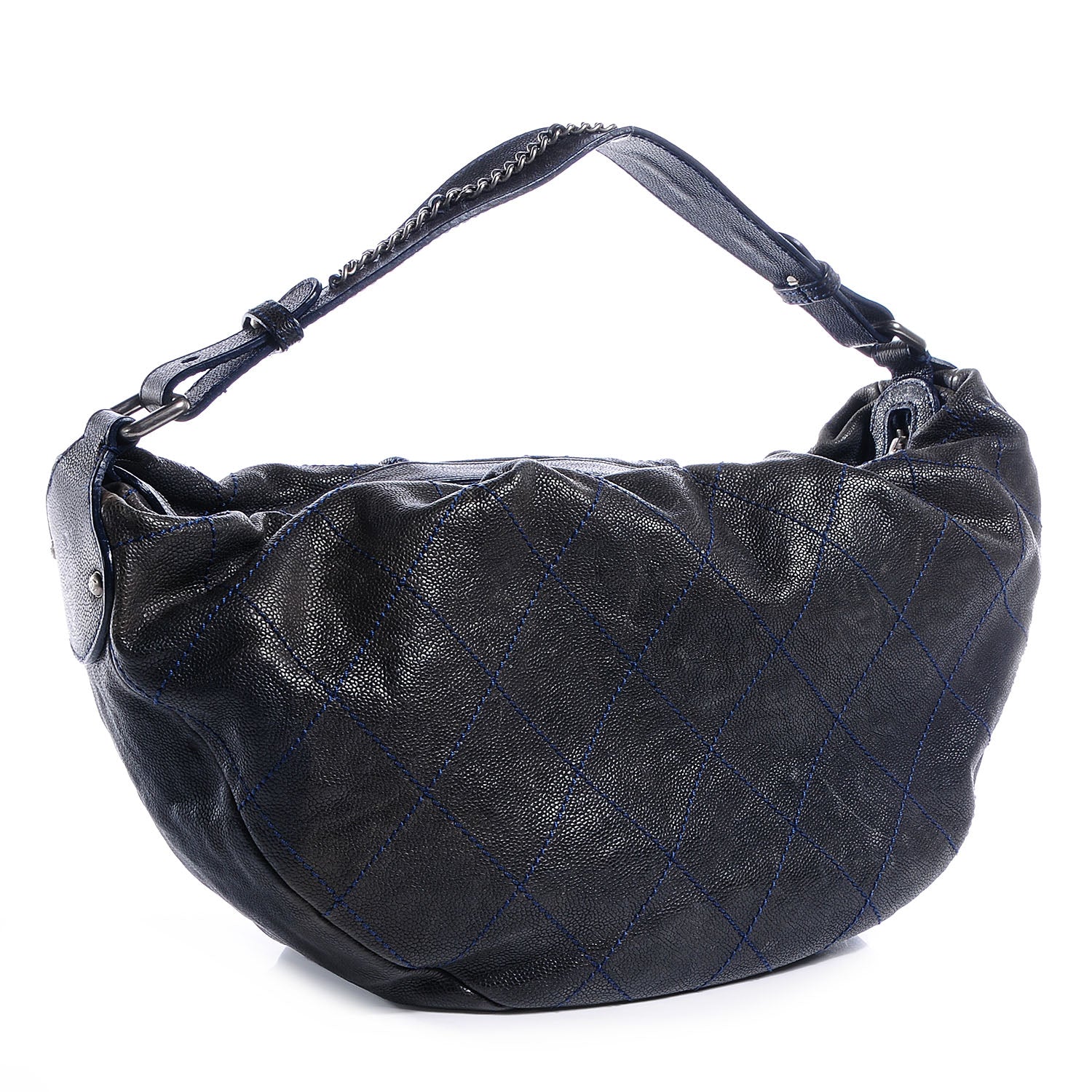 Chanel Caviar Large Outdoor Hobo Black 3 of 7