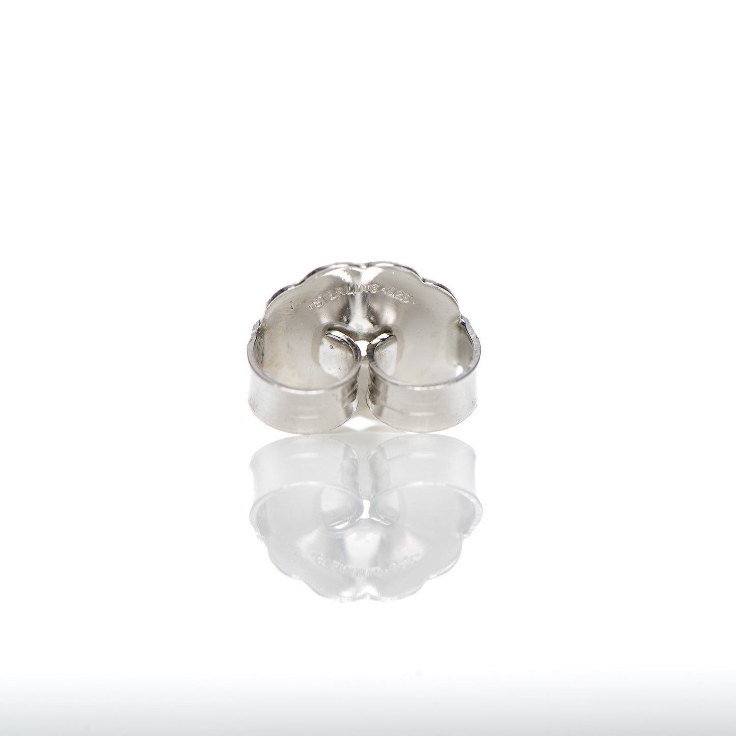 DAVID YURMAN Sterling Silver Diamond 8mm X Earrings