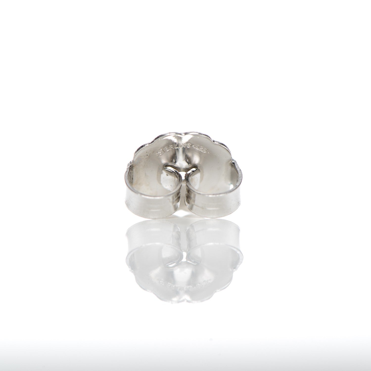 Tiffany DAVID YURMAN Sterling Silver Diamond 8mm X Earrings 5 of 5