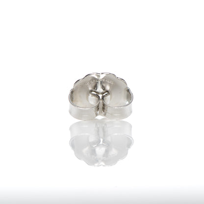 Tiffany DAVID YURMAN Sterling Silver Diamond 8mm X Earrings 5 of 5